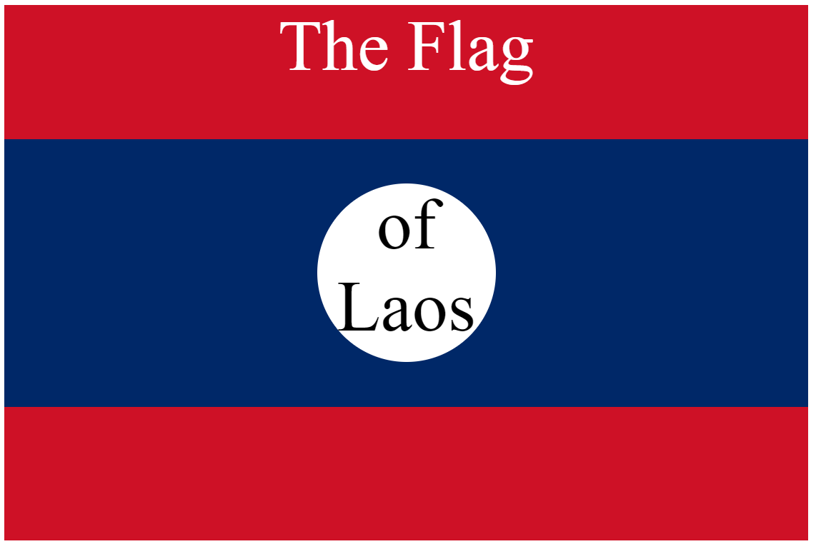 the flag of Laos